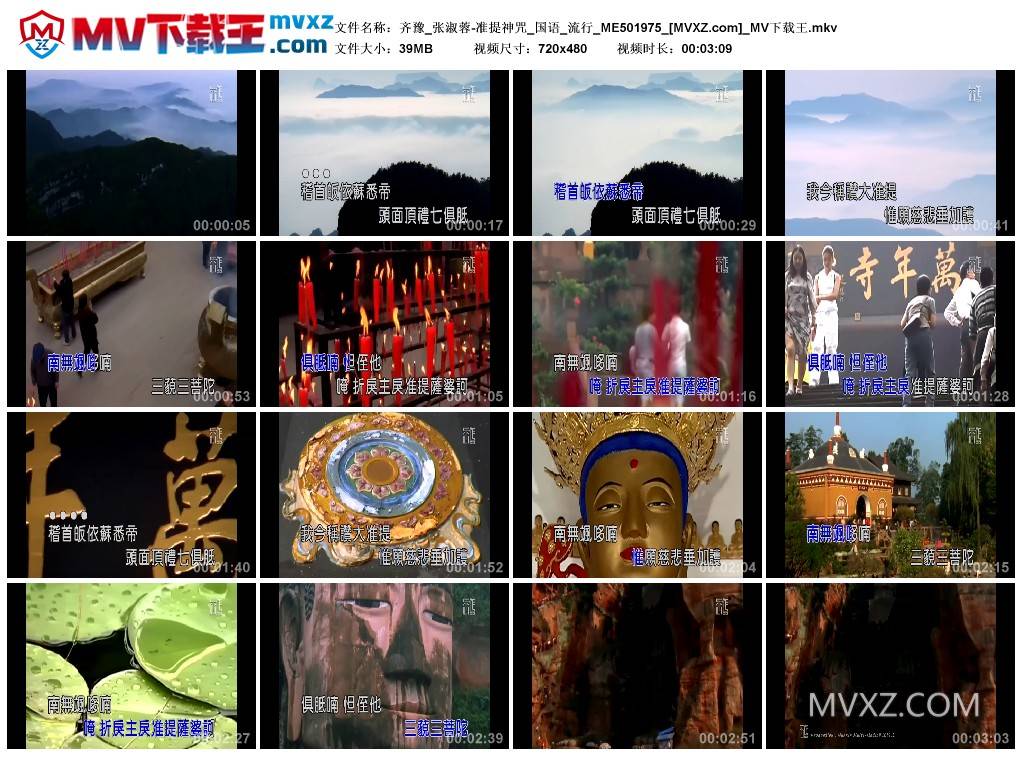 齐豫_张淑蓉-准提神咒_国语_流行_ME501975